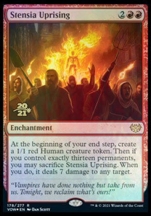 Stensia Uprising [Innistrad: Crimson Vow Prerelease Promos] | Card Merchant Takapuna