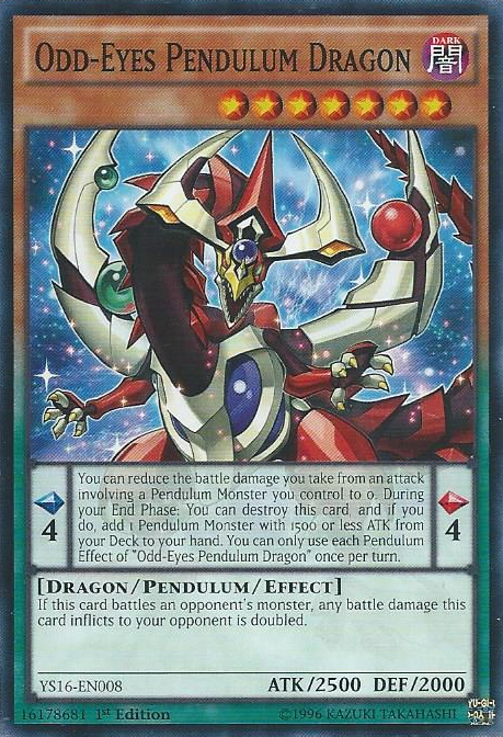 Odd-Eyes Pendulum Dragon [YS16-EN008] Common | Card Merchant Takapuna