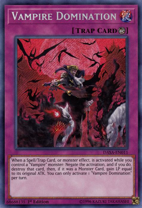 Vampire Domination [DASA-EN011] Secret Rare | Card Merchant Takapuna