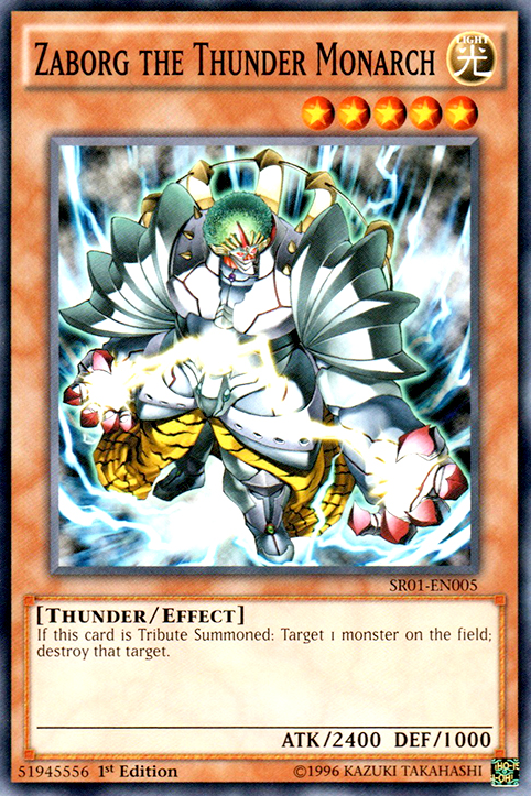 Zaborg the Thunder Monarch [SR01-EN005] Common | Card Merchant Takapuna