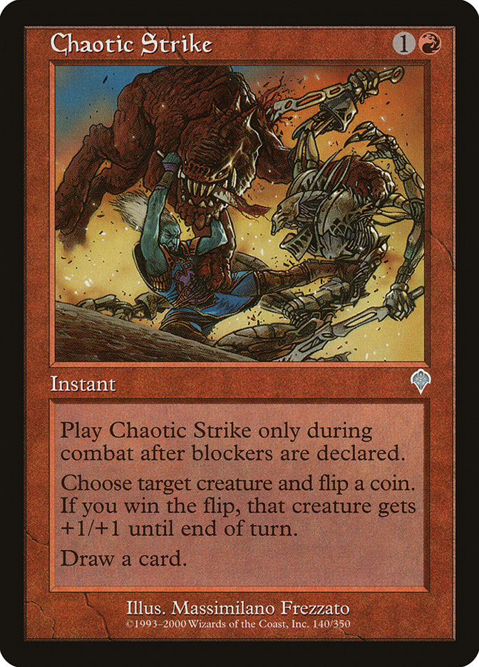 Chaotic Strike [Invasion] | Card Merchant Takapuna