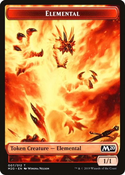 Elemental // Satyr Double-Sided Token [Challenger Decks 2020 Tokens] | Card Merchant Takapuna