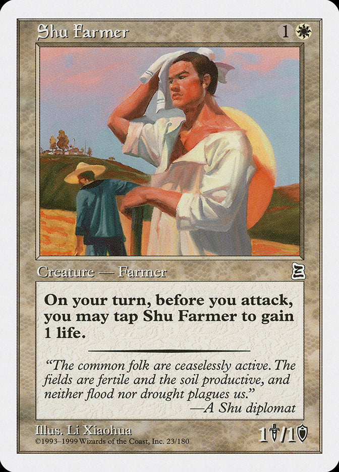 Shu Farmer [Portal Three Kingdoms] | Card Merchant Takapuna