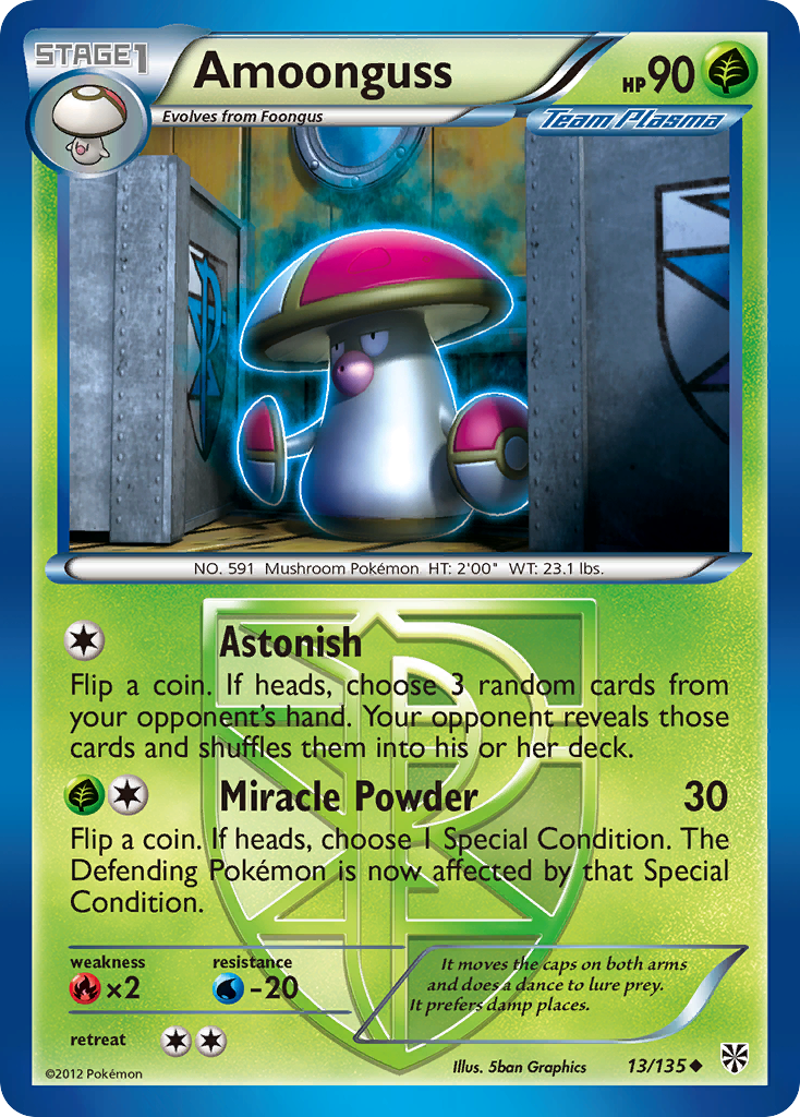 Amoonguss (13/135) [Black & White: Plasma Storm] | Card Merchant Takapuna