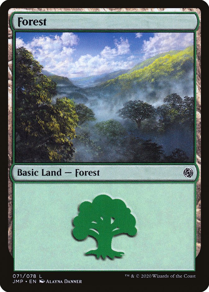 Forest (71) [Jumpstart] | Card Merchant Takapuna