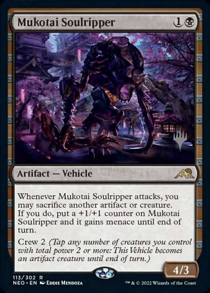 Mukotai Soulripper (Promo Pack) [Kamigawa: Neon Dynasty Promos] | Card Merchant Takapuna