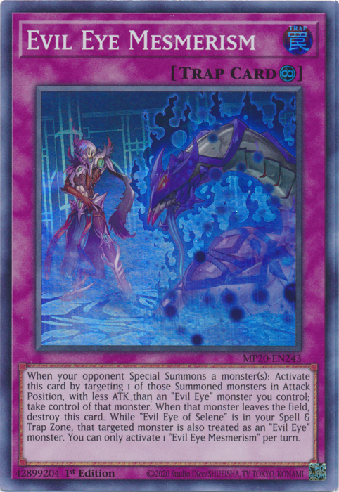 Evil Eye Mesmerism [MP20-EN243] Super Rare | Card Merchant Takapuna