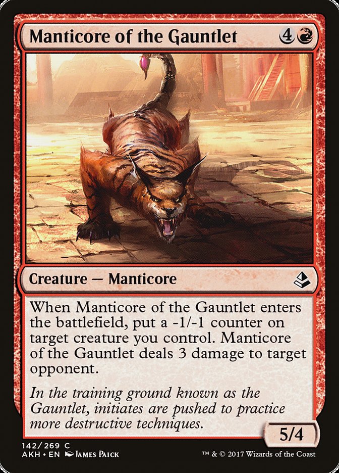 Manticore of the Gauntlet [Amonkhet] | Card Merchant Takapuna