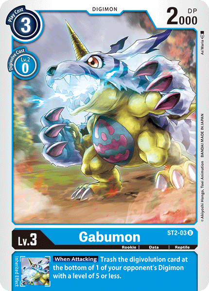 Gabumon [ST2-03] [Starter Deck: Cocytus Blue] | Card Merchant Takapuna