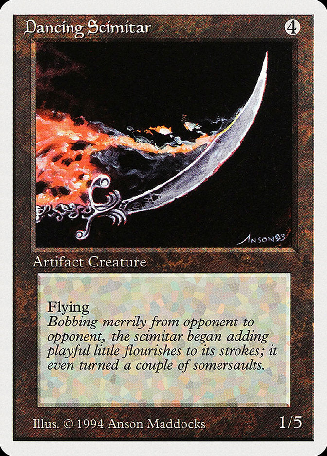 Dancing Scimitar [Summer Magic / Edgar] | Card Merchant Takapuna