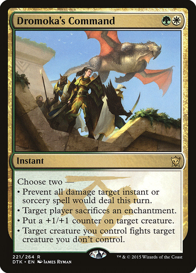 Dromoka's Command [Dragons of Tarkir] | Card Merchant Takapuna