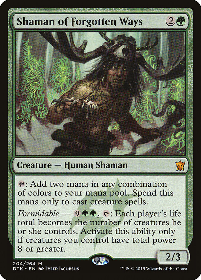 Shaman of Forgotten Ways [Dragons of Tarkir] | Card Merchant Takapuna