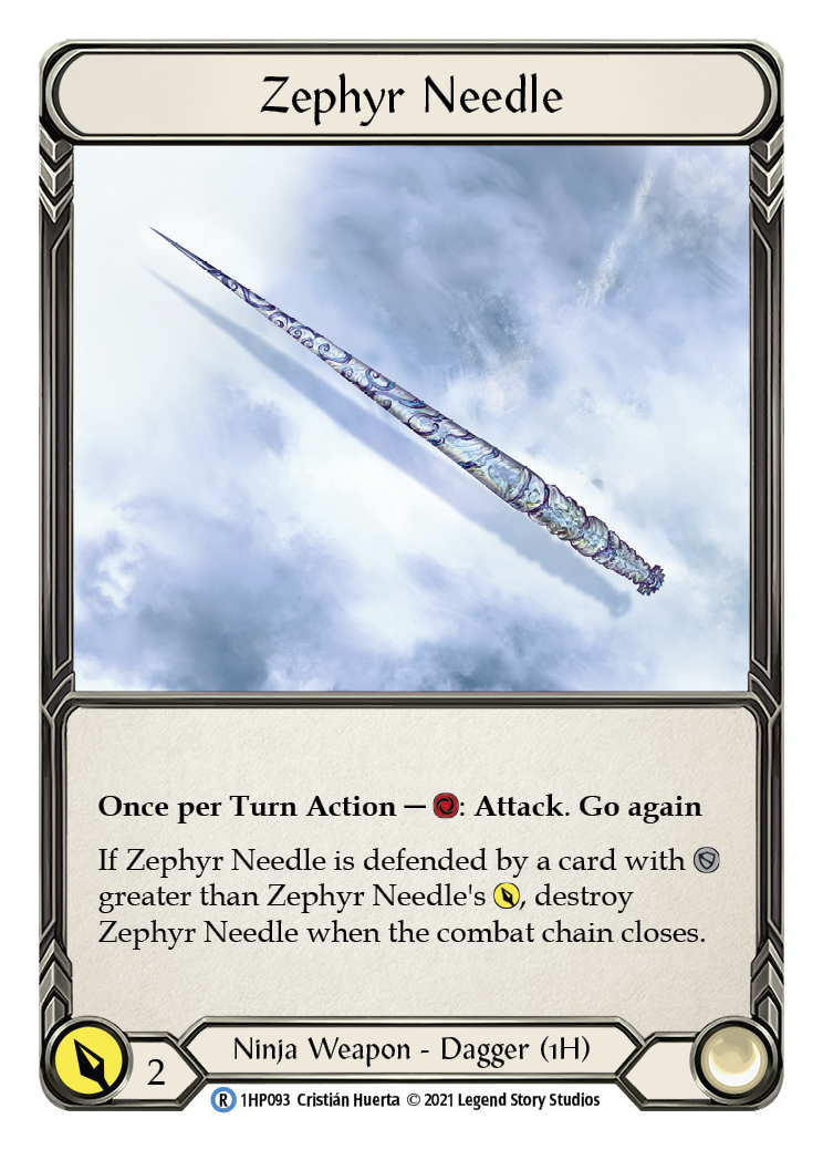 Zephyr Needle (Left) [1HP093] (History Pack 1) | Card Merchant Takapuna