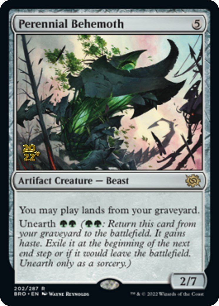 Perennial Behemoth [The Brothers' War Prerelease Promos] | Card Merchant Takapuna