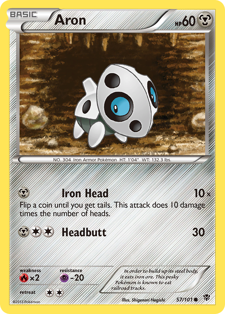 Aron (57/101) [Black & White: Plasma Blast] | Card Merchant Takapuna