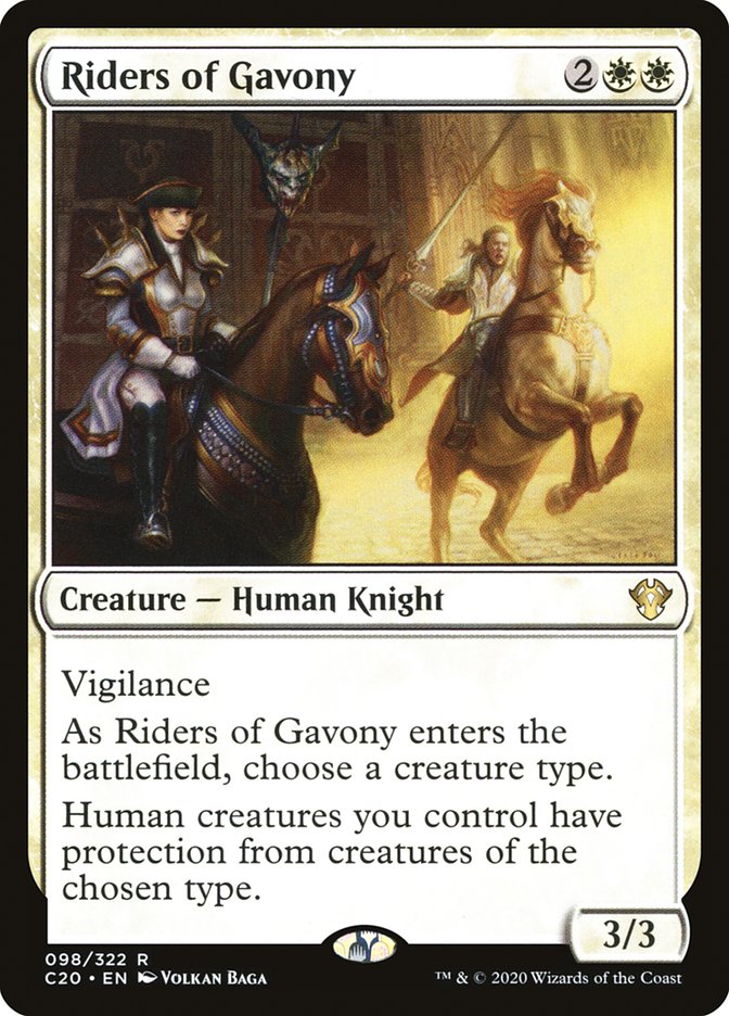 Riders of Gavony [Commander 2020] | Card Merchant Takapuna