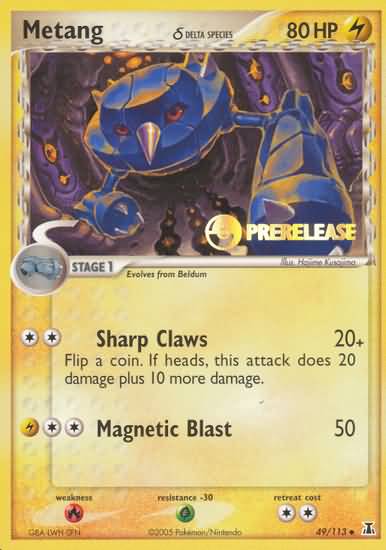 Metang (49/113) (Delta Species) (Prerelease Promo) [EX: Delta Species] | Card Merchant Takapuna