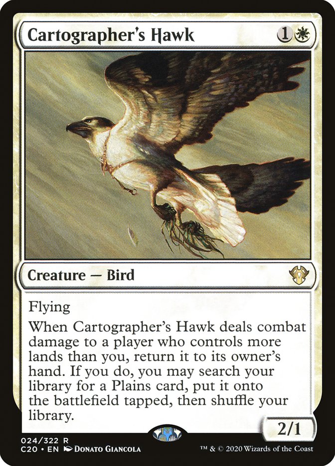 Cartographer's Hawk [Commander 2020] | Card Merchant Takapuna