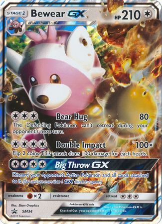 Bewear GX (SM34) (Jumbo Card) [Sun & Moon: Black Star Promos] | Card Merchant Takapuna