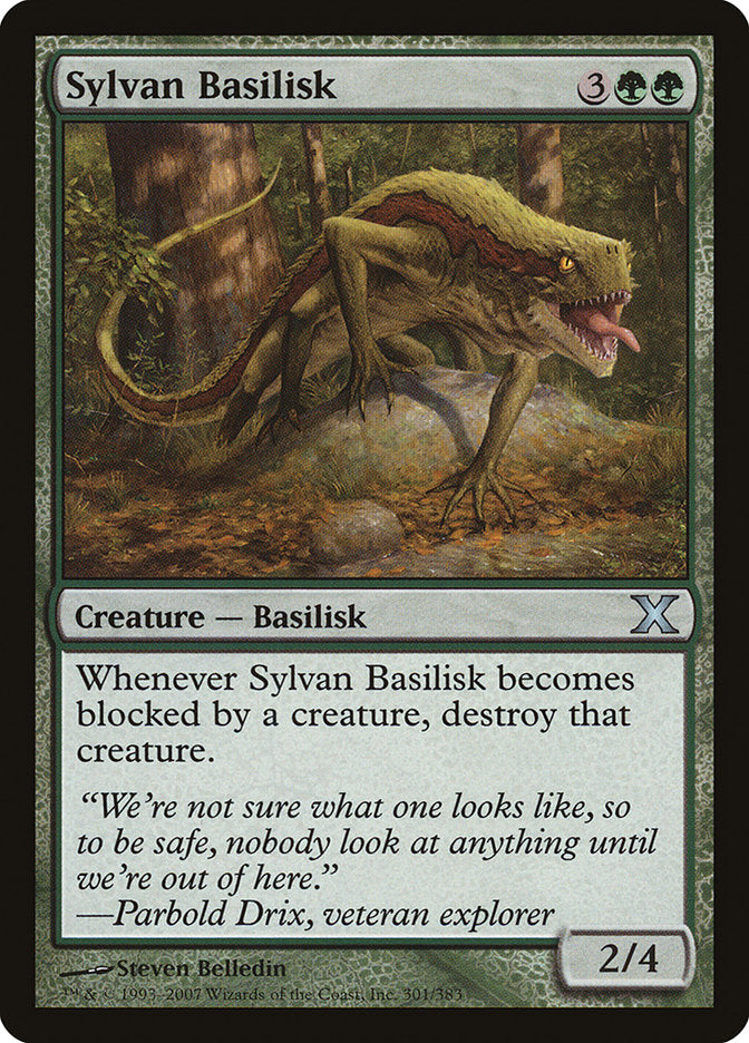 Sylvan Basilisk [Tenth Edition] | Card Merchant Takapuna