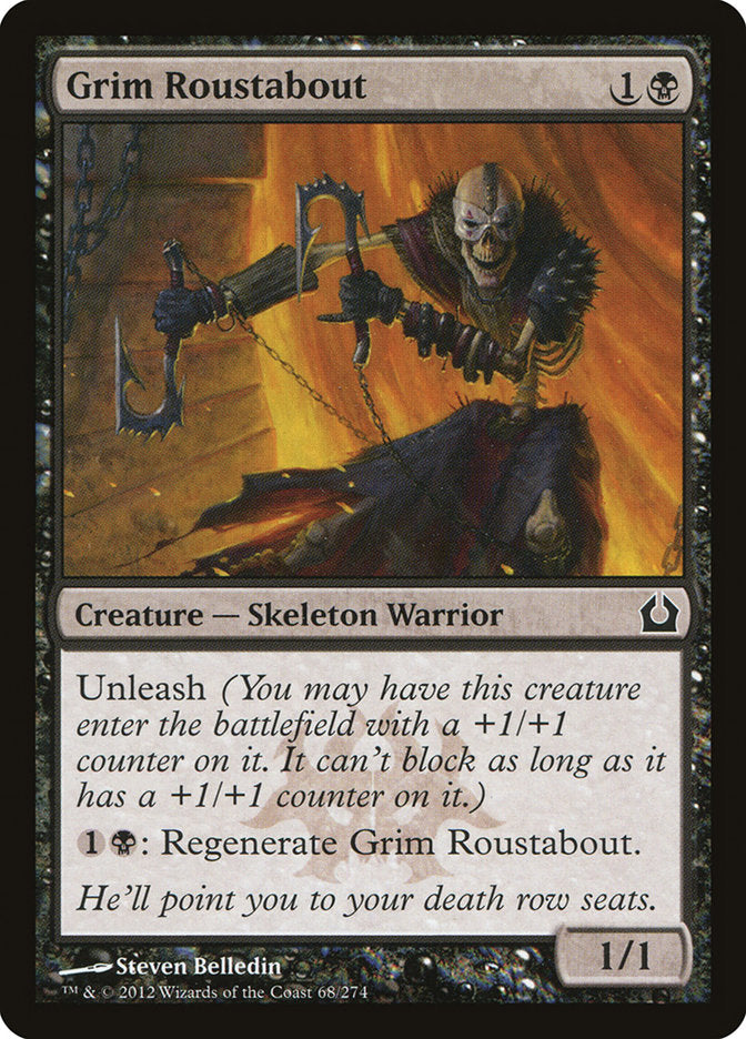 Grim Roustabout [Return to Ravnica] | Card Merchant Takapuna