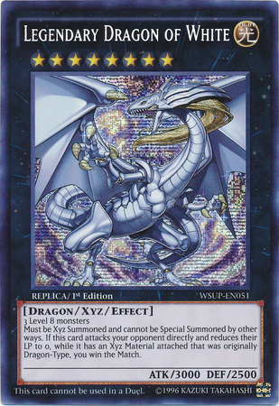 Legendary Dragon of White [WSUP-EN051] Secret Rare | Card Merchant Takapuna