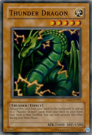 Thunder Dragon [MRD-EN097] Short Print | Card Merchant Takapuna