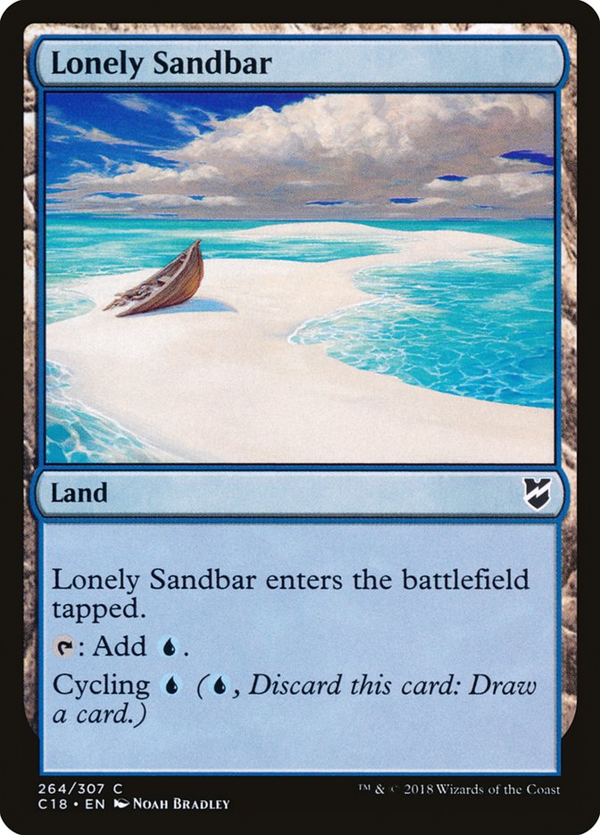 Lonely Sandbar [Commander 2018] | Card Merchant Takapuna