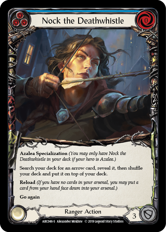 Nock the Deathwhistle [ARC046-S] (Arcane Rising)  1st Edition Normal | Card Merchant Takapuna