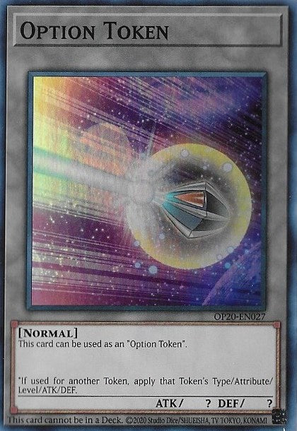 Option Token [OP20-EN027] Super Rare | Card Merchant Takapuna