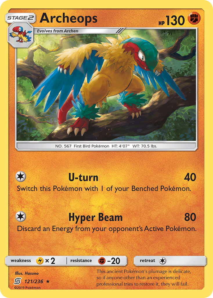 Archeops (121/236) [Sun & Moon: Unified Minds] | Card Merchant Takapuna