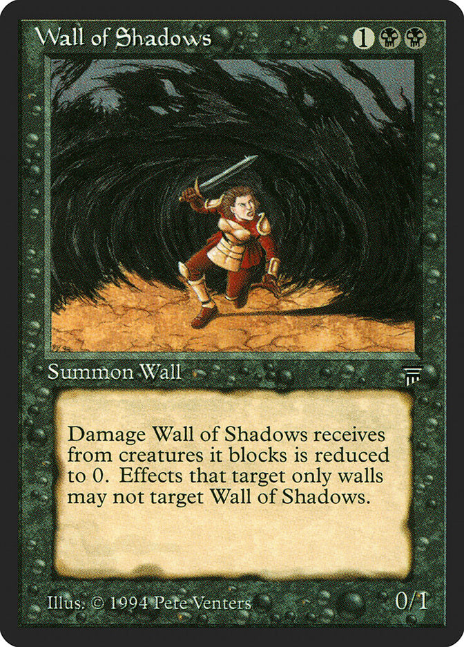 Wall of Shadows [Legends] | Card Merchant Takapuna