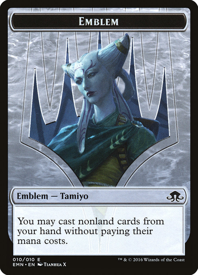 Tamiyo, Field Researcher Emblem [Eldritch Moon Tokens] | Card Merchant Takapuna