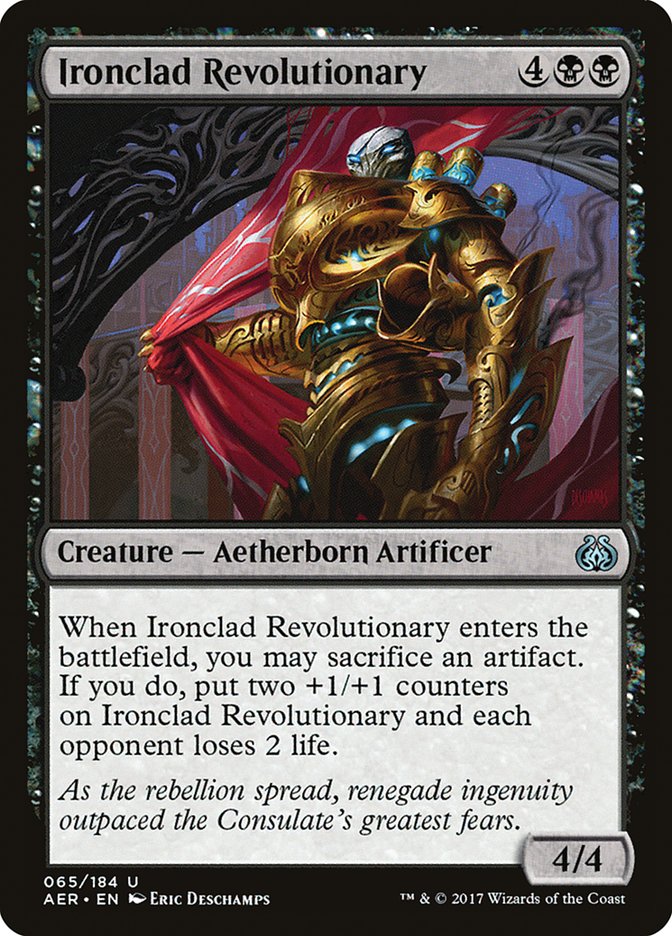 Ironclad Revolutionary [Aether Revolt] | Card Merchant Takapuna