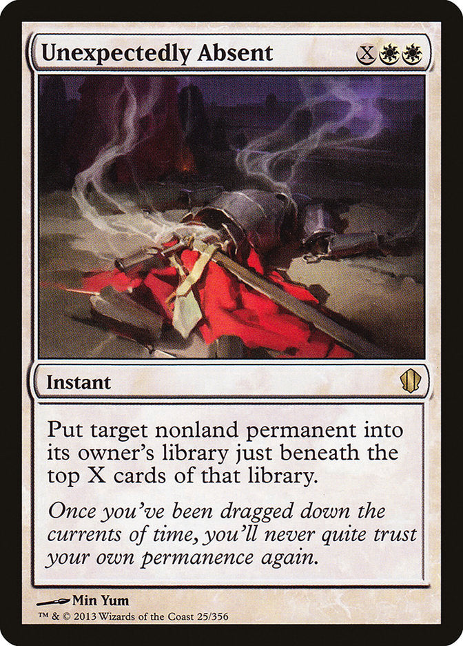 Unexpectedly Absent [Commander 2013] | Card Merchant Takapuna