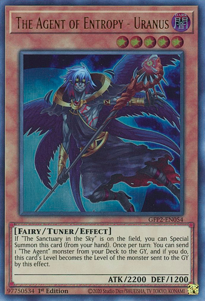 The Agent of Entropy - Uranus [GFP2-EN054] Ultra Rare | Card Merchant Takapuna