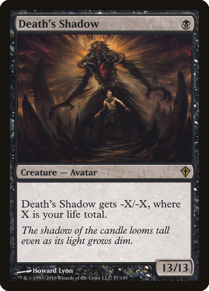 Death's Shadow [Worldwake] | Card Merchant Takapuna