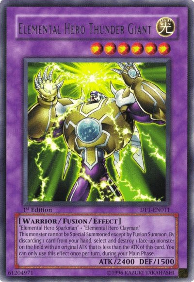 Elemental Hero Thunder Giant [DP1-EN011] Rare | Card Merchant Takapuna