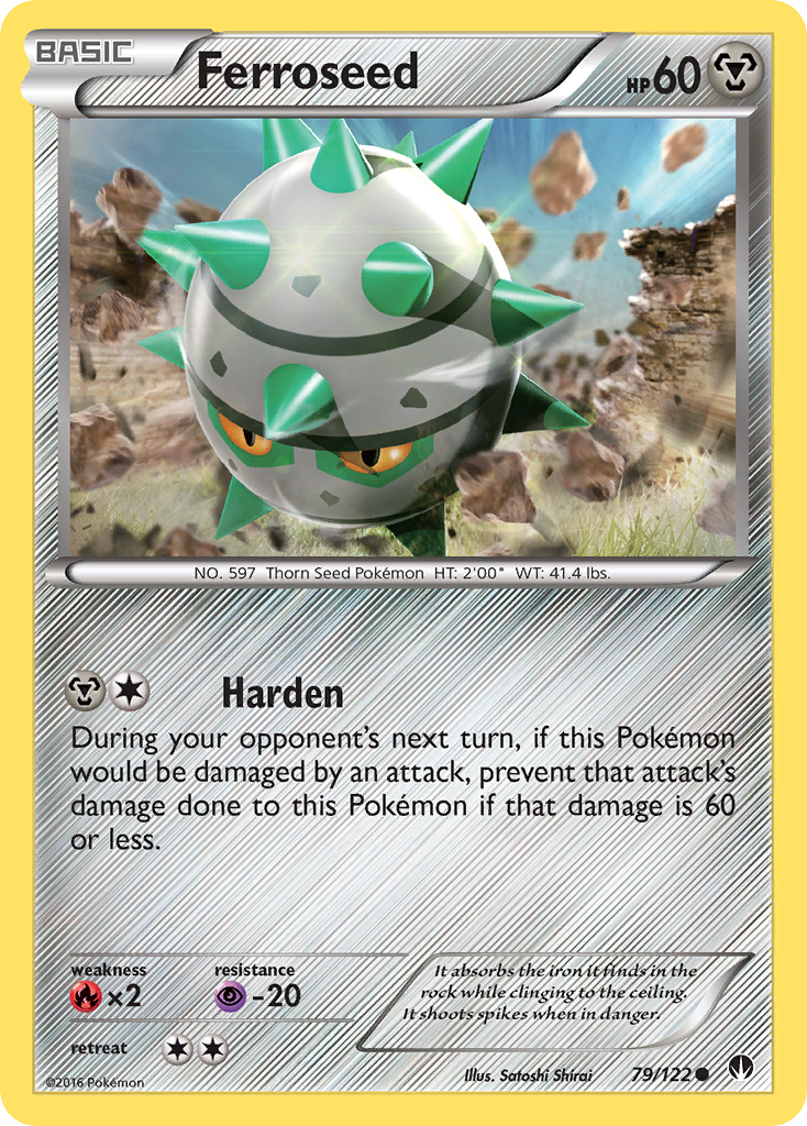 Ferroseed (79/122) [XY: BREAKpoint] | Card Merchant Takapuna