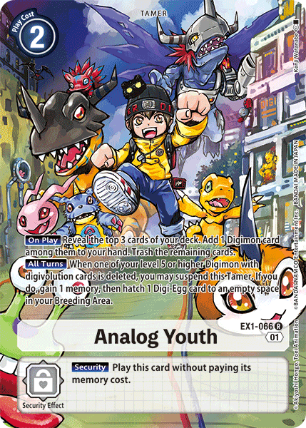 Analog Youth [EX1-066] (Alternate Art) [Classic Collection] | Card Merchant Takapuna