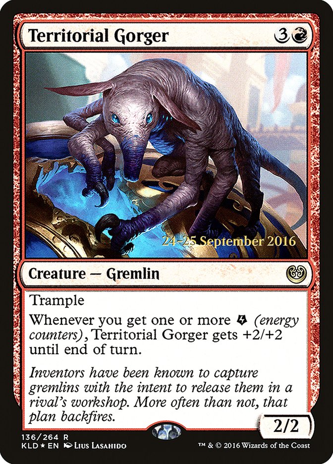 Territorial Gorger [Kaladesh Prerelease Promos] | Card Merchant Takapuna