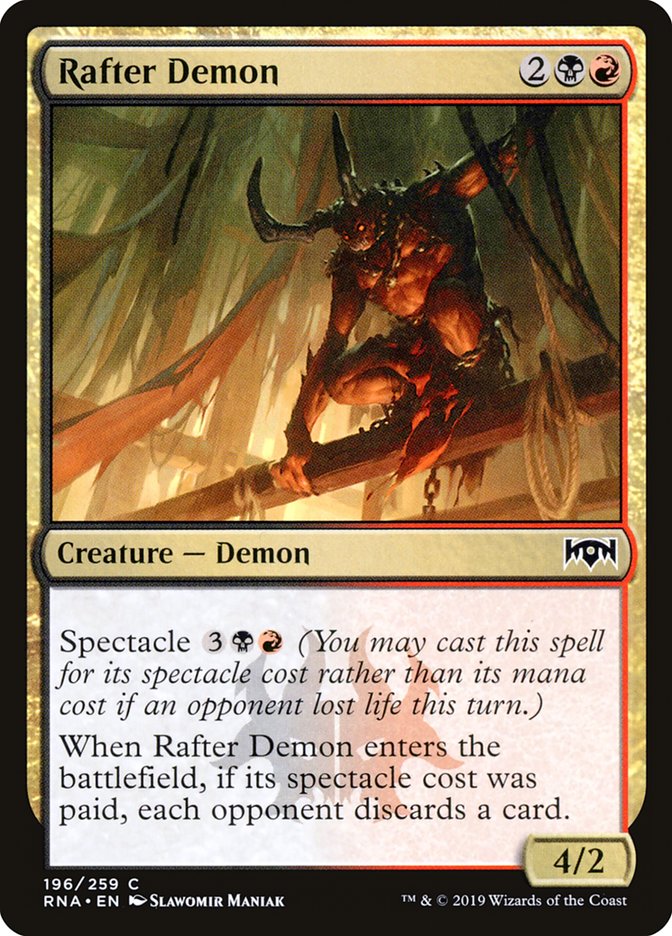 Rafter Demon [Ravnica Allegiance] | Card Merchant Takapuna