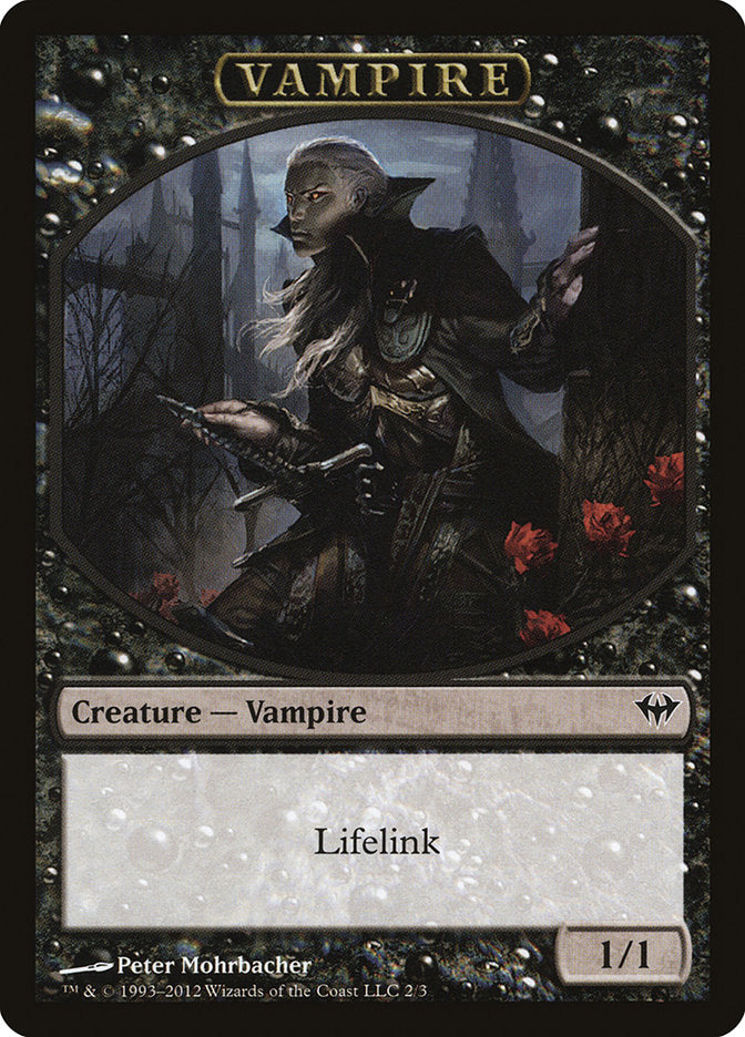 Vampire Token [Dark Ascension Tokens] | Card Merchant Takapuna