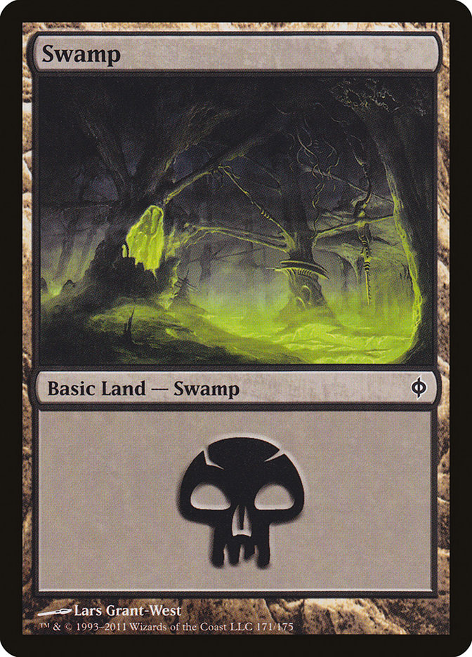 Swamp (171) [New Phyrexia] | Card Merchant Takapuna