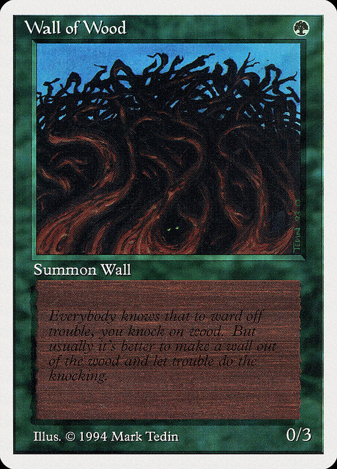 Wall of Wood [Summer Magic / Edgar] | Card Merchant Takapuna