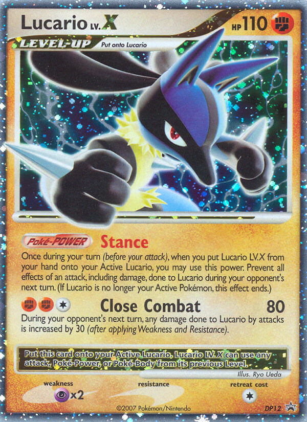 Lucario LV.X (DP12) [Diamond & Pearl: Black Star Promos] | Card Merchant Takapuna