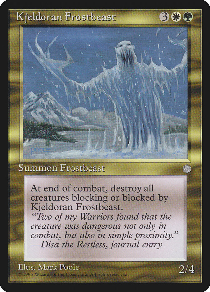 Kjeldoran Frostbeast [Ice Age] | Card Merchant Takapuna