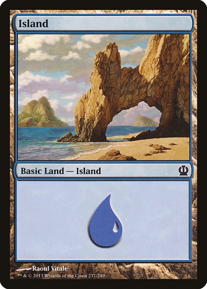 Island (237) [Theros] | Card Merchant Takapuna