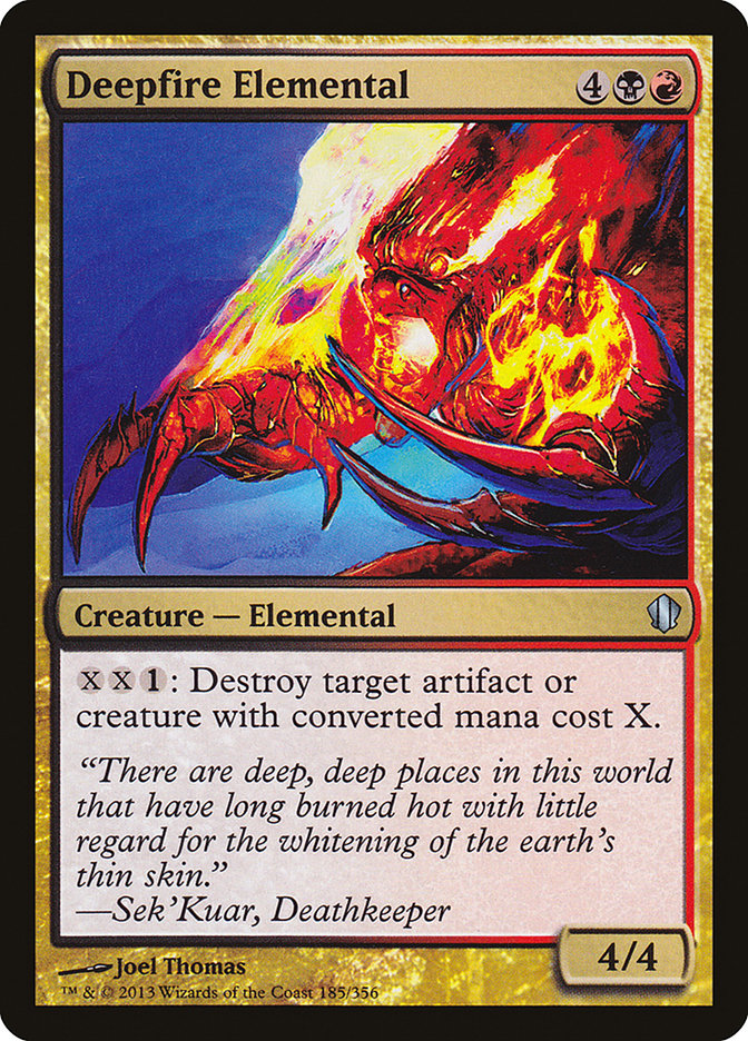 Deepfire Elemental [Commander 2013] | Card Merchant Takapuna