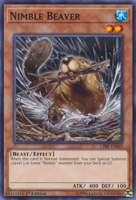 Nimble Beaver [CIBR-EN040] Short Print | Card Merchant Takapuna